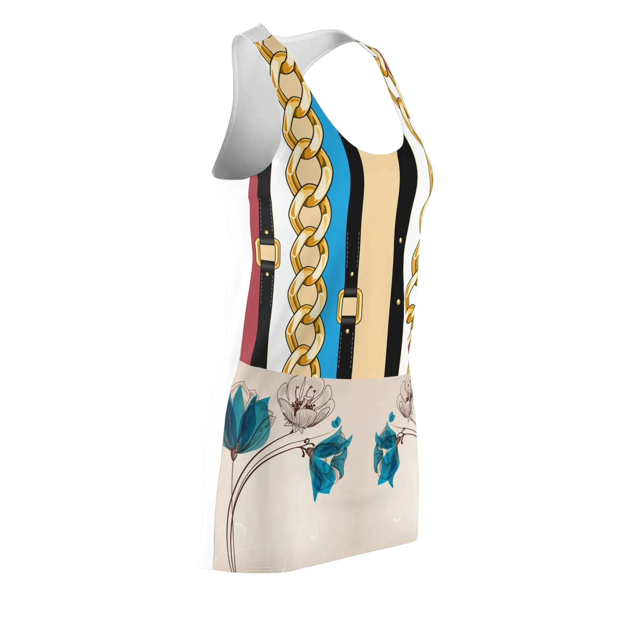 Women's Cut & Sew Racerback Dress (AOP)
